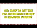 GIS How to set the fill extrusion height in Mapbox Studio