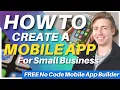 How To Make A FREE Mobile App for Business Quick Easy Jotform Tutorial