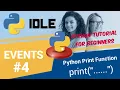 Python Tutorial For Beginners in Hindi Print Function How to use Print Function in Python