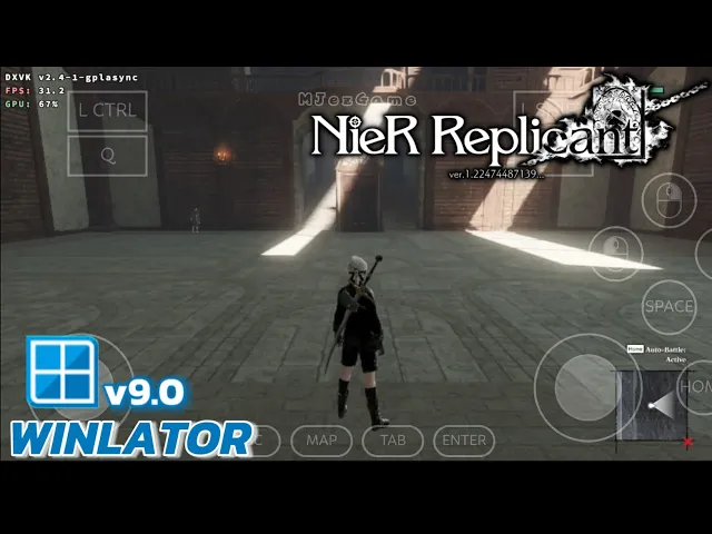 Winlator v9 - Gameplay Nier Replicant (Windows) On Android