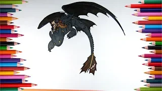How to train your dragon - Coloring Pages