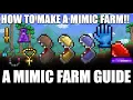 Terraria Guide How To Make A Mimic Farm - How To Farm Mimic Drops