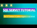 Part 47 Instead of delete triggers in sql server