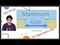 Maximum Gap Leetcode 164 Live coding session Leetcode Hard