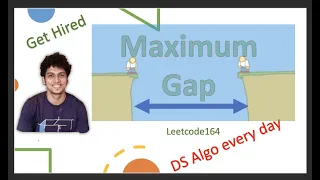 Maximum Gap Leetcode 164 Live coding session Leetcode Hard