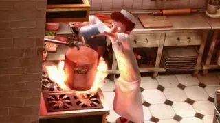 فيلم كرتون خلطبيطه بالصلصه الفار الطباخ 