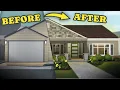 RENOVATING OLD PREBUILT HOUSES Small Suburban Renovation Bloxburg Builds