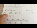 Solving a Rational Inequality Example
