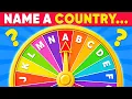 Spin The Wheel Alphabet Quiz Challenge Word Association Game