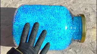 Crushing Crunchy & Soft Things! Breaking glass bottles ⚠️🔥 #shorts #asmr