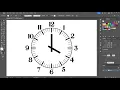 How to Draw a Clock in Adobe Illustrator