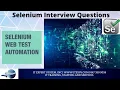 Selenium Interview Questions Software Testing Performance Testing IT Expert System INC