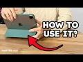 How to Use the Stand Tablet Case Smart Cover with Kickstand for iPad - Hurtel com