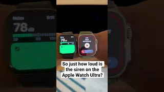 How Loud Is The Siren On Apple Watch Ultra 
