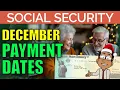 Social Security Checks - December 2024 Payment Schedule Dates Update