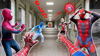 ALL Story Team Spider-Man Faced CLOWN Serbian In Abandoned Areas