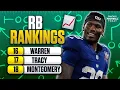 Week 9 RB TIERS Tracy Outlook Walker vs Charbonnet Jeanty a Bust More 2025 Fantasy Tips