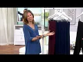 Susan Graver Occasions Liquid Knit Slim Leg Pants on QVC