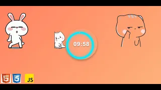 Create a Stunning Countdown Animation Using HTML CSS and JavaScript