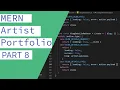 CRUD Tutorial using the MERN Stack - Portfolio Website
