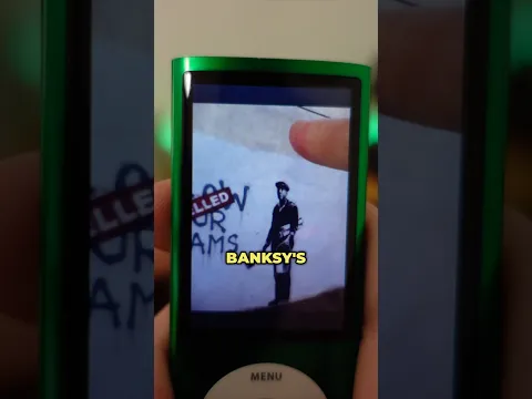did I just find Banksy’s iPod? #shorts