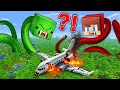 Download Lagu Mikey and JJ SNAKES Attacked The Plane in Minecraft (Maizen)