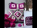 Download Lagu 🩷🤍AMAZING COLOR LADIES HANDBAG/ TRAVEL BAG/ MAGENTA CREAM GRAY BEAUTIFUL CROCHET AI MADE DESIGN