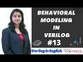 Behavioral Modeling Verilog in English VLSI Point