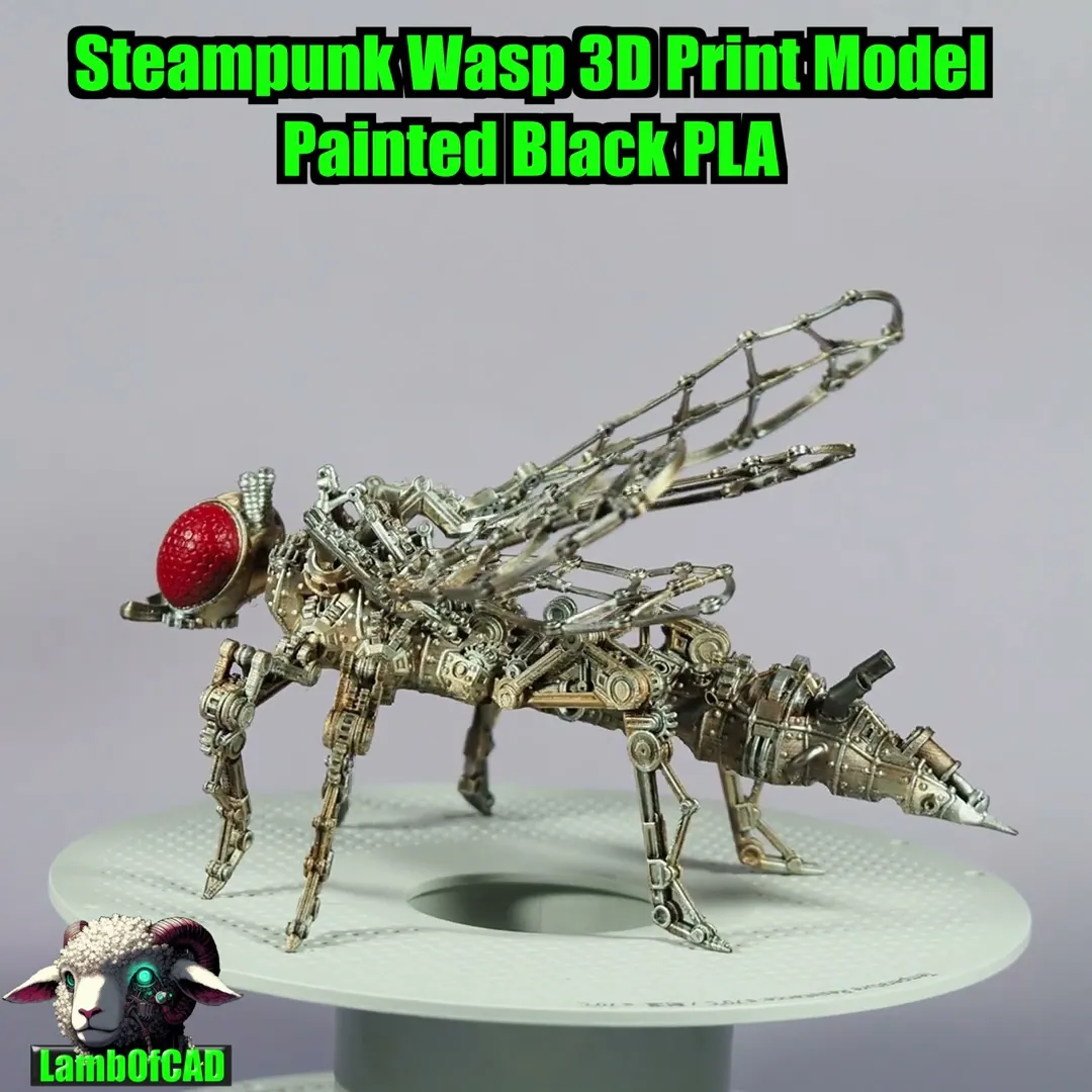 Steampunk Wasp, Articulated