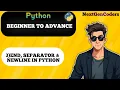 Lecture 3 End Separator Newline Python Beginner To Advance