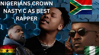 im a best rapper over sarkodie and m i nasty c