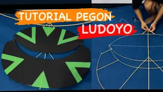 cara membuat layangan pegon ludoyo ukuran 1 meteran