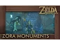 Zelda Breath of the Wild - Zora Stone Monuments Side Quest History of the Zora