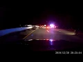 Dashcam of pursuit NB 15 in the Cajon Pass Saturday night