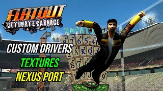 FlatOut Ultimate Carnage Custom Driver Textures Mod Showcase