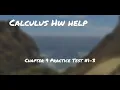 Calculus BC Chapter 9 Practice Test - 3