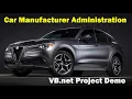 How to make VB net Project Car Manufacturer Administration Visual Basic Project Demo VB114