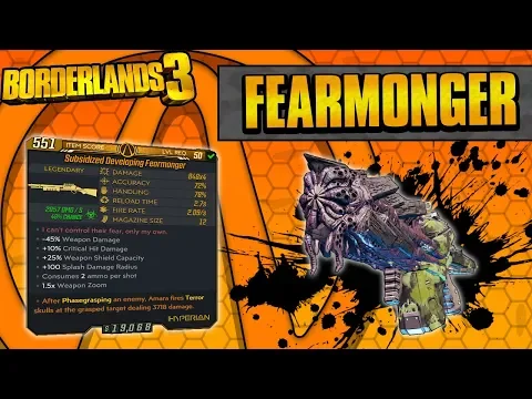 Borderlands 3 | Fearmonger Legendary Weapon Guide (Bloody Harvest Event Item!)