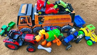 बच्चों देखो इतने सारे डायनासोर एक साथ !! Krishna toy