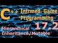 Intermediate C Game Programming DirectX Hierarchical Inheritance mutable Tutorial 17 2