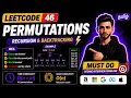LeetCode 46 Permutations Recursion Backtracking Step by Step in 15 minute