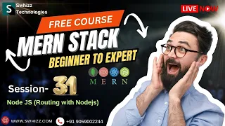 31 Node JS Routing with Nodejs MERN Stack Tutorial By Swhizz Technologies