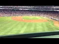 The View From The Seats On Top Of The Green Monster In Fenway Park