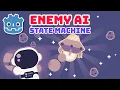 How I Make ENEMY AI using FINITE STATE MACHINES in Godot 4