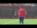 What does J D Davis look like as a pitcher Watch and find out