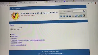 Activating LAUSD email