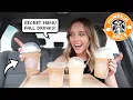 Trying STARBUCKS Fall Pumpkin Secret Menu Drinks 2022