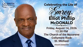 A Service of Thanksgiving for the Life of Emroy McDonald