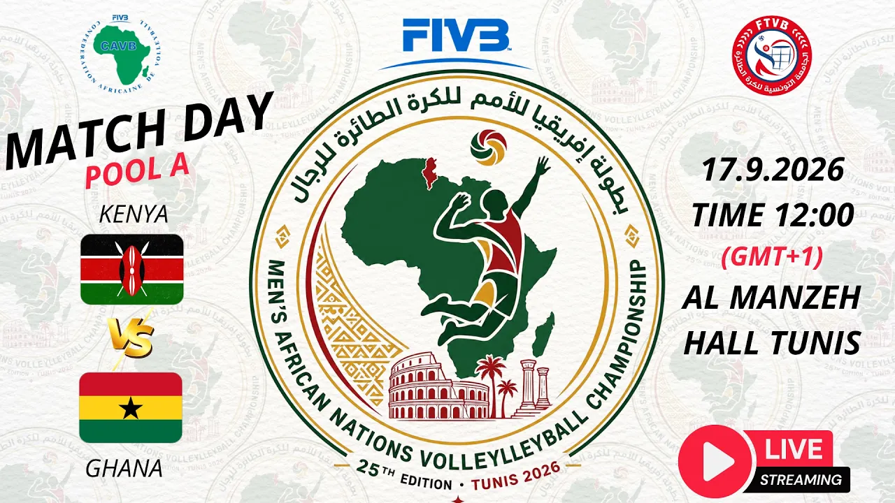 DAY 3 / POOL A / KENYA (KEN) VS GHANA (GHA)