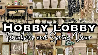HOBBY LOBBY SHOP WITH ME SPRING 2024 SPRING HOME DECOR FURNITURE